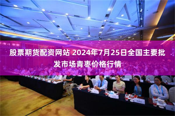 股票期货配资网站 2024年7月25日全国主要批发市场青枣价格行情